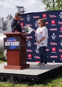 Phillies Honor Local Veteran with Ceremony at the Navy Yard - Navy Yard