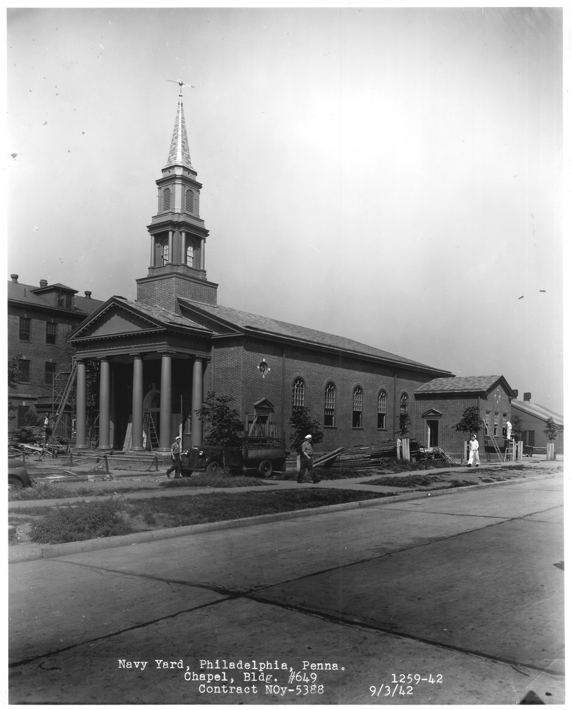 Navy Yard Chapel Getting New Roof and Preserving History - Navy Yard