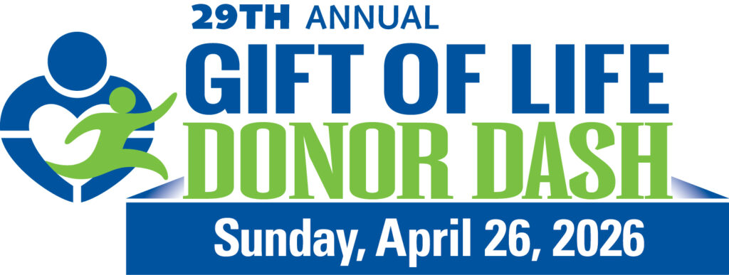 Image of 29th Annual Gift of Life Donor Dash logo
