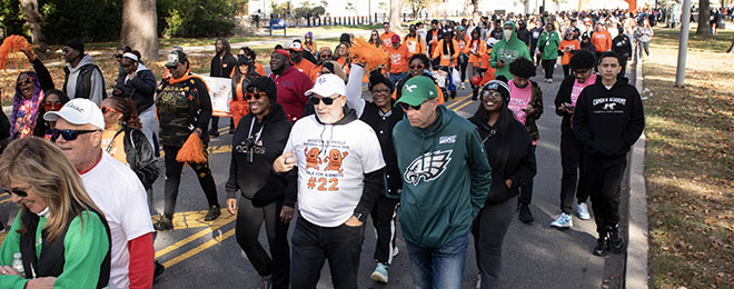 Image of people at a 5k Walk