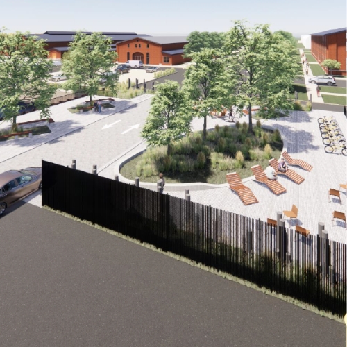 rendering of outdoor space