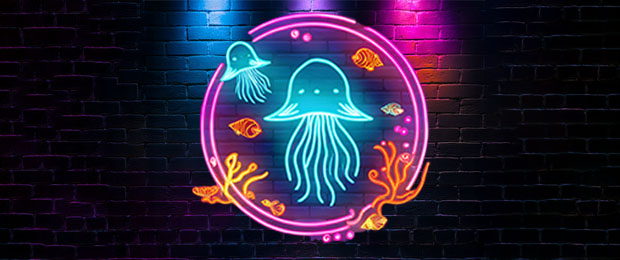 Image of a neon Quizzo Sign.