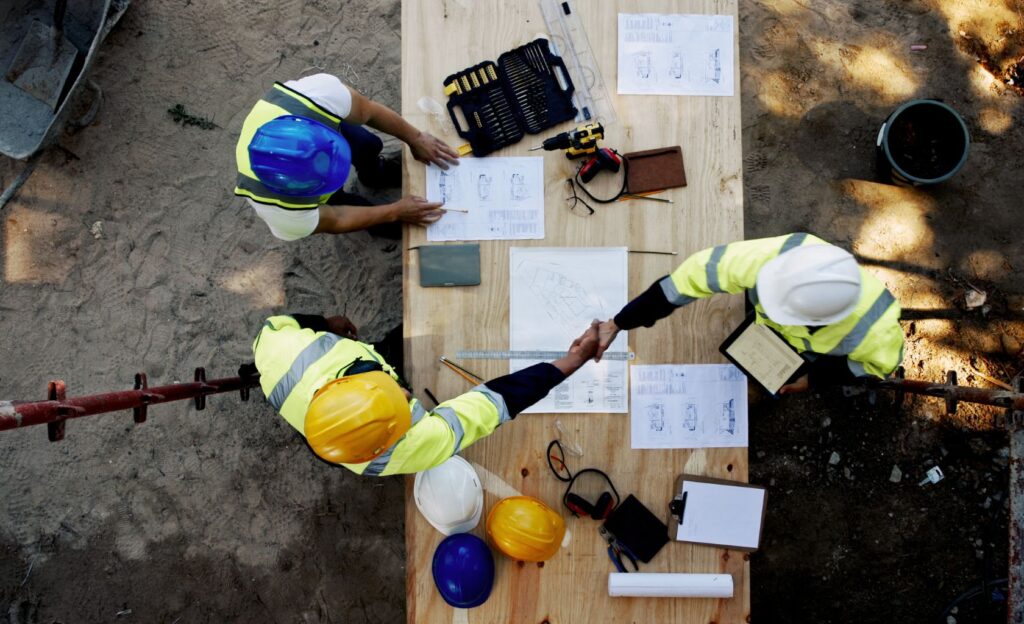 Image of construction workers