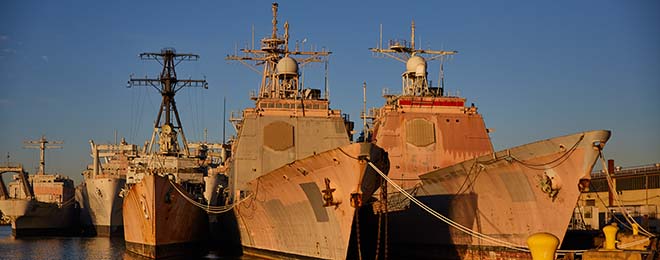 Image of ships.